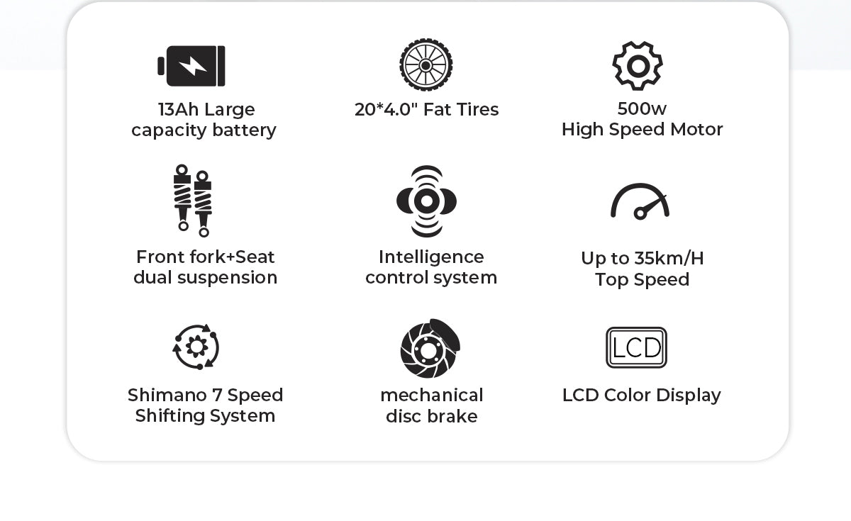 E-BikerZ UrbanFold C05 Pro | Fat bike plegable 250W