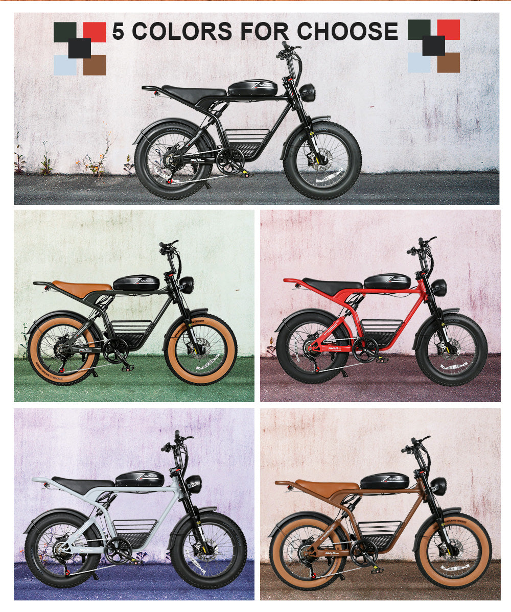 Davidson M20 | Fat bike eléctrica café racer 250W