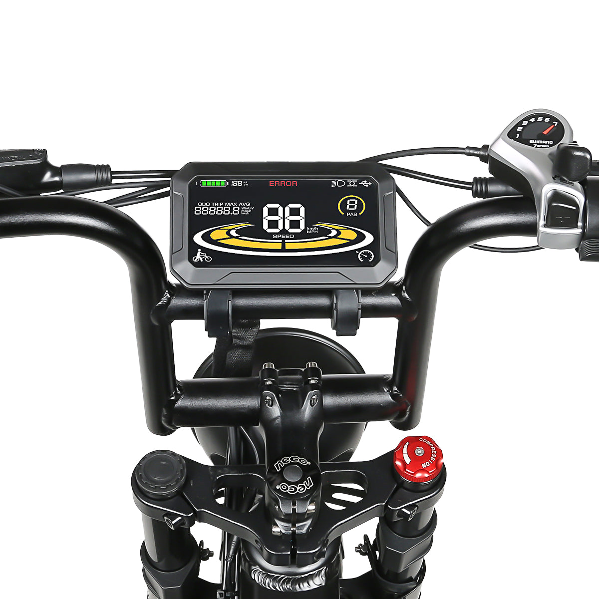 Ridge RS-A02 Plus | Fat bike eléctrica plegable 250W