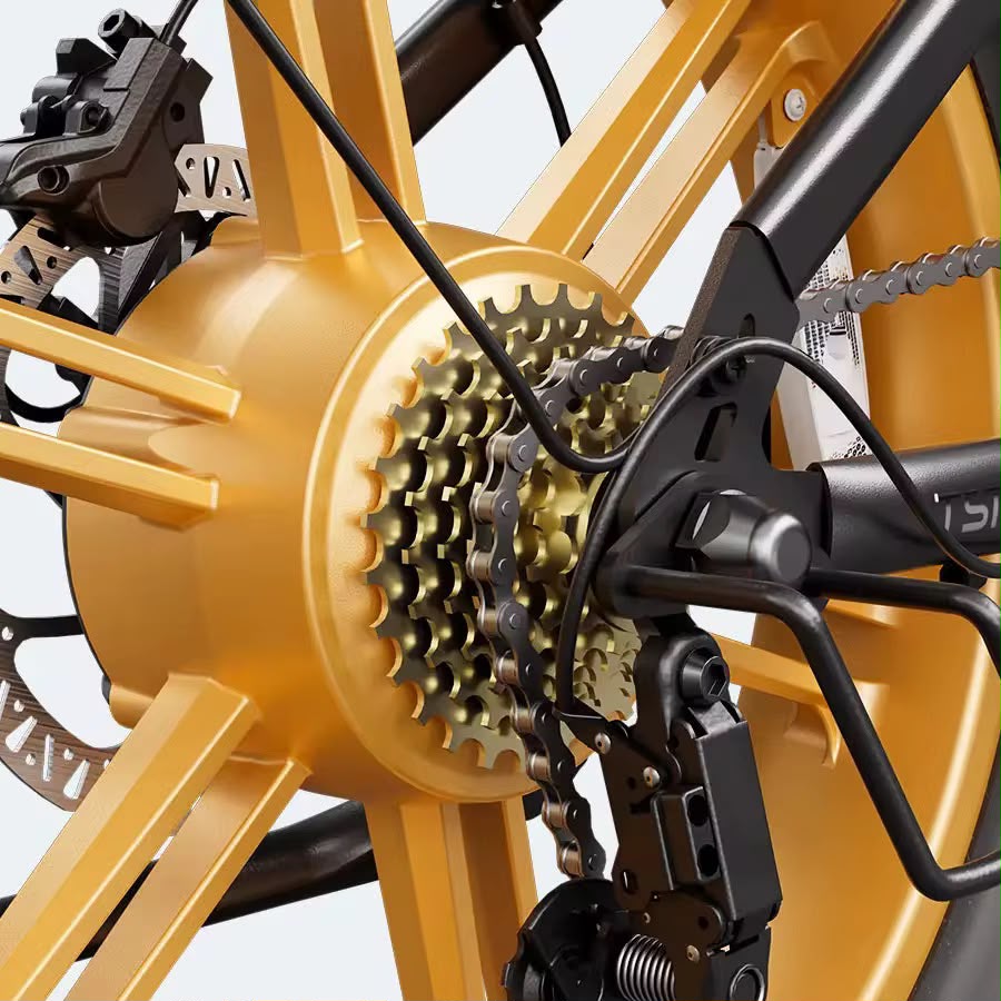 Apex Fat Bike Eléctrica 250W | Doble Batería 48V 40Ah | Máxima Autonomía