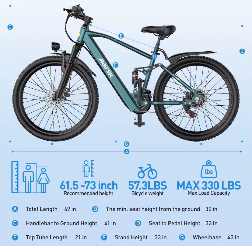 Frontier GT900 - Guía de tallas y dimensiones
