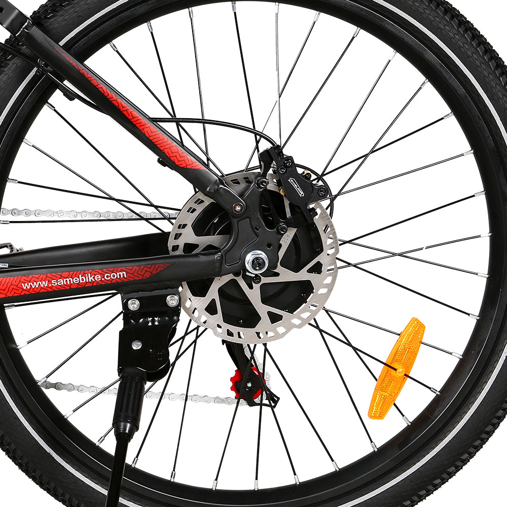 Detalle de la transmisión de la bicicleta eléctrica Ridge XD26-II